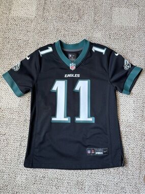 Nike Philadelphia Eagles A.J. Brown #11 Jersey Black Size Youth Small